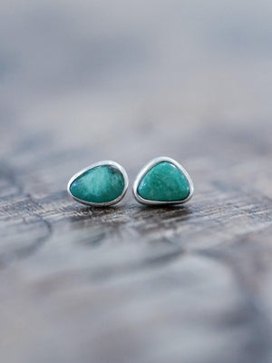 American Turquoise Earrings - Gardens of the Sun | Ethical Jewelry