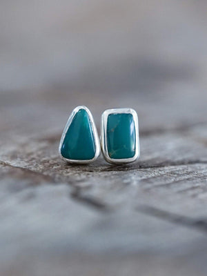 American Turquoise Earrings - Gardens of the Sun | Ethical Jewelry