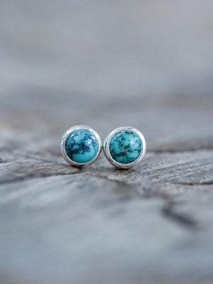 American Turquoise Earrings - Gardens of the Sun | Ethical Jewelry
