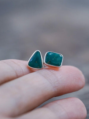 American Turquoise Earrings - Gardens of the Sun | Ethical Jewelry