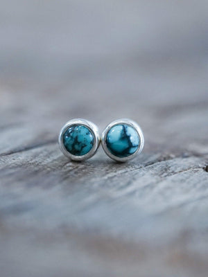 American Turquoise Earrings - Gardens of the Sun | Ethical Jewelry