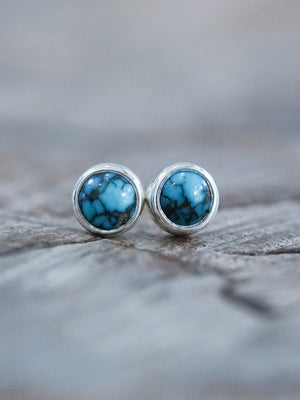 American Turquoise Earrings - Gardens of the Sun | Ethical Jewelry