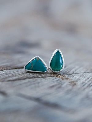 American Turquoise Earrings - Gardens of the Sun | Ethical Jewelry