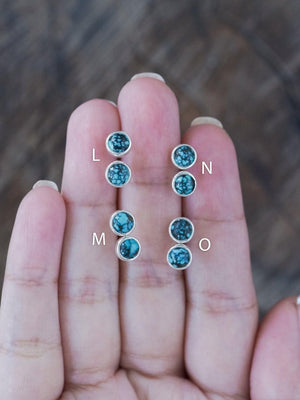 American Turquoise Earrings - Gardens of the Sun | Ethical Jewelry