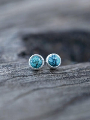 American Turquoise Earrings - Gardens of the Sun | Ethical Jewelry