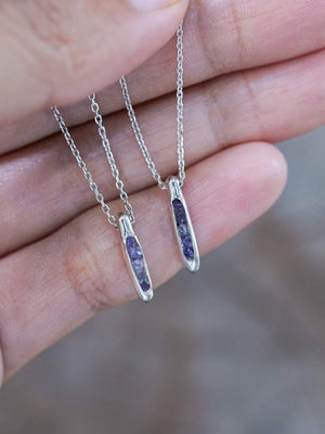 Amethyst Necklace with Hidden Gems - Gardens of the Sun | Ethical Jewelry