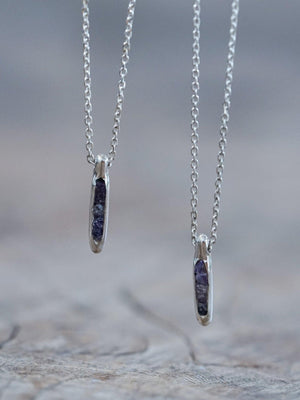 Amethyst Necklace with Hidden Gems - Gardens of the Sun | Ethical Jewelry