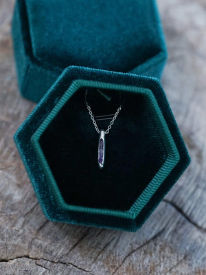 Amethyst Necklace with Hidden Gems - Gardens of the Sun | Ethical Jewelry