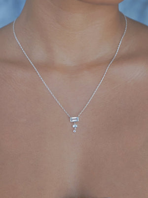 Aquamarine and Moonstone Necklace - Gardens of the Sun | Ethical Jewelry