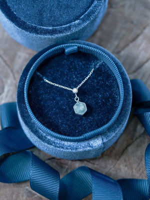 Aquamarine and Pearl Necklace - Gardens of the Sun | Ethical Jewelry