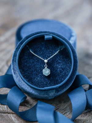 Aquamarine and Pearl Necklace - Gardens of the Sun | Ethical Jewelry