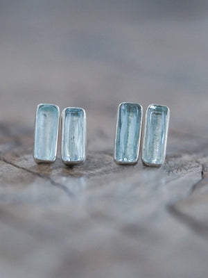 Aquamarine Earrings - Gardens of the Sun | Ethical Jewelry