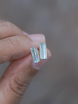 Aquamarine Earrings - Gardens of the Sun | Ethical Jewelry