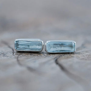 Aquamarine Earrings - Gardens of the Sun | Ethical Jewelry