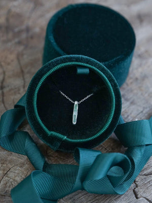 Aquamarine Necklace with Hidden Gems - Gardens of the Sun | Ethical Jewelry