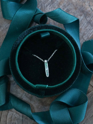 Aquamarine Necklace with Hidden Gems - Gardens of the Sun | Ethical Jewelry