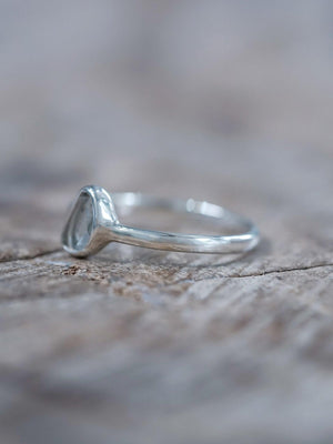 Aquamarine Slice Ring - Gardens of the Sun | Ethical Jewelry