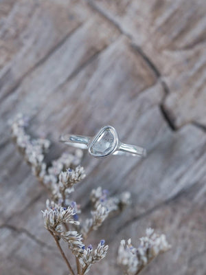 Aquamarine Slice Ring - Gardens of the Sun | Ethical Jewelry