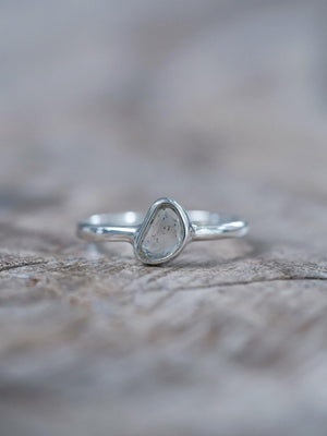 Aquamarine Slice Ring - Gardens of the Sun | Ethical Jewelry