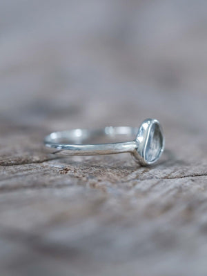 Aquamarine Slice Ring - Gardens of the Sun | Ethical Jewelry