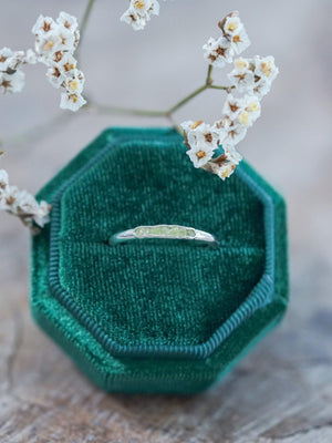 Arizona Peridot Ring with Hidden Gems - Gardens of the Sun | Ethical Jewelry