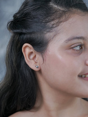 Asteroid Pearl and Spinel Earrings - Gardens of the Sun | Ethical Jewelry