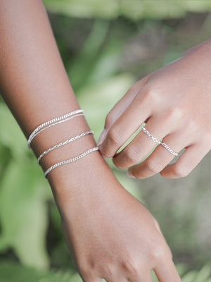 Barleycorn Chain Bracelet - Gardens of the Sun | Ethical Jewelry