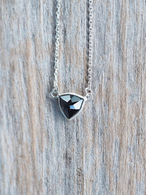 Black Spinel Necklace - Gardens of the Sun | Ethical Jewelry