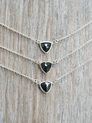 Black Spinel Necklace - Gardens of the Sun | Ethical Jewelry