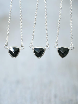 Black Spinel Necklace - Gardens of the Sun | Ethical Jewelry