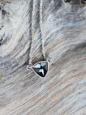 Black Spinel Necklace - Gardens of the Sun | Ethical Jewelry