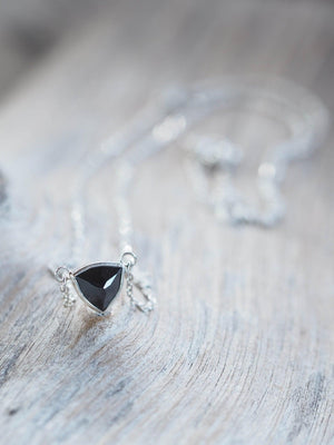 Black Spinel Necklace - Gardens of the Sun | Ethical Jewelry