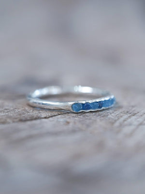 Blue Hauyne Ring with Hidden Gems - Gardens of the Sun | Ethical Jewelry