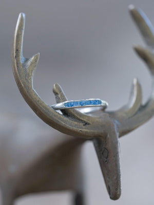 Blue Hauyne Ring with Hidden Gems - Gardens of the Sun | Ethical Jewelry