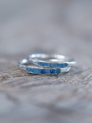 Blue Hauyne Ring with Hidden Gems - Gardens of the Sun | Ethical Jewelry
