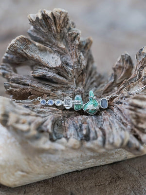 Blue Multistone Necklace - Gardens of the Sun | Ethical Jewelry