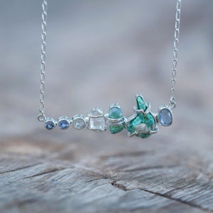 Blue Multistone Necklace - Gardens of the Sun | Ethical Jewelry