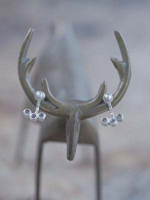 Blush Pearl and Spinel Earrings - Gardens of the Sun | Ethical Jewelry