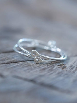 Borneo Rose cut Diamond Hoop Earrings - Gardens of the Sun | Ethical Jewelry