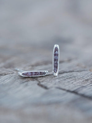 Borneo Sapphire Hidden Gems Earrings - Gardens of the Sun | Ethical Jewelry