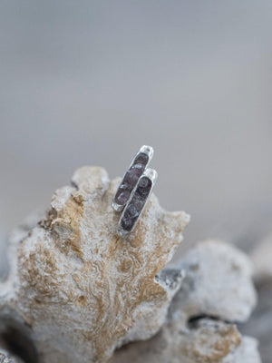 Borneo Sapphire Hidden Gems Earrings - Gardens of the Sun | Ethical Jewelry