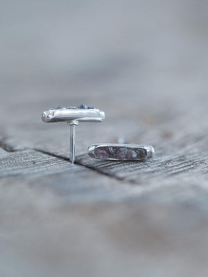 Borneo Sapphire Hidden Gems Earrings - Gardens of the Sun | Ethical Jewelry