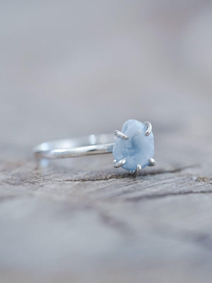 Borneo Sapphire Ring with Prongs - Gardens of the Sun | Ethical Jewelry