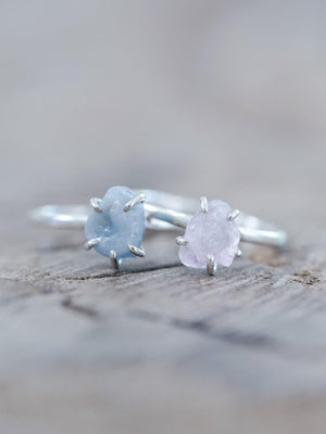 Borneo Sapphire Ring with Prongs - Gardens of the Sun | Ethical Jewelry
