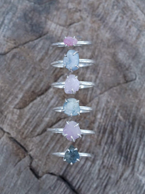 Borneo Sapphire Ring with Prongs - Gardens of the Sun | Ethical Jewelry