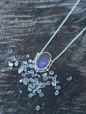 Boulder Opal Necklace - Gardens of the Sun | Ethical Jewelry