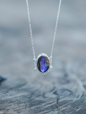 Boulder Opal Necklace - Gardens of the Sun | Ethical Jewelry
