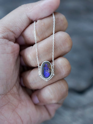Boulder Opal Necklace - Gardens of the Sun | Ethical Jewelry