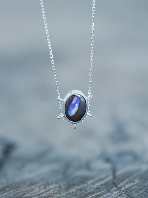 Boulder Opal Necklace - Gardens of the Sun | Ethical Jewelry
