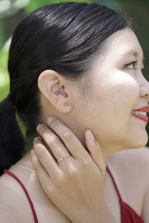 Bunny Garnet Ring - Gardens of the Sun | Ethical Jewelry